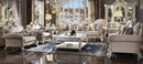 Picardy Fabric & Antique Pearl Oversized Sofa