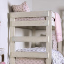 Arlette Twin/Twin Bunk Bed Brown, Black, Gray, & White