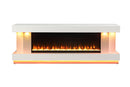 Peseux 71" TV Stand w/ Electric Fire Place