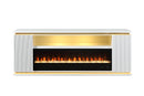 Medea 71" TV Stand w/ Electric Fire Place