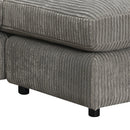 Reversible Sectional Sofa w/6 Pillows