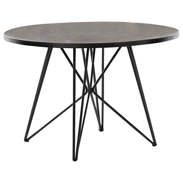 Rennes Round Table Black and Gunmetal image