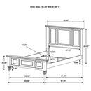 Sandy Beach Panel Bed