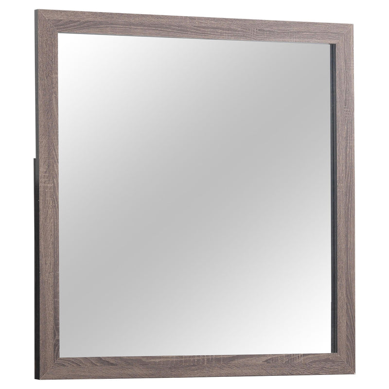 Brantford Rectangle Dresser Mirror Barrel Oak image