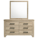 Oakglen Dresser With Mirrors