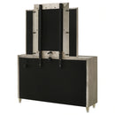 Lorient LED Dresser with LED Mirror