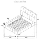 Nollet Panel Platform Bed