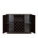 Server w/Wine Rack & Cup Holder