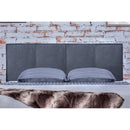 Winn Park Cal.King, E.King, Twin, & Full Bed Chrome, Gray, Brown, & Chrome