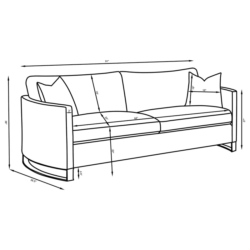 Corliss Stationary Sofa