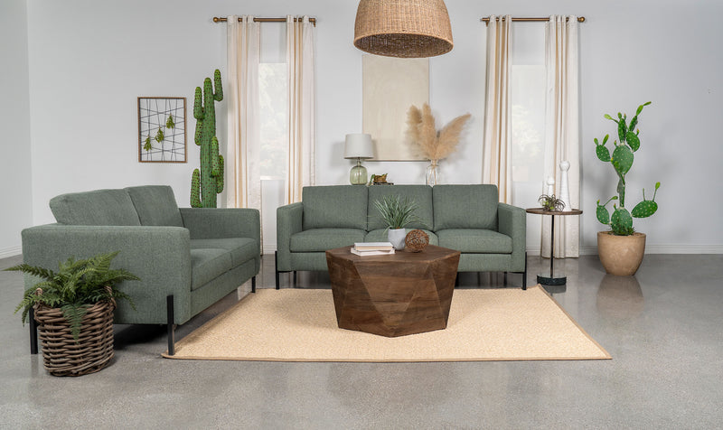 Tilly Upholstered Track Arms Sofa Set