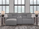 Modmax II Power Reclining Sectional with Chaise and Console
