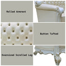 Oversized Sofa w/6 Pillows