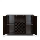Server w/Wine Rack & Cup Holder