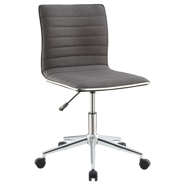 Chryses Adjustable Height Office Chair Grey and Chrome image