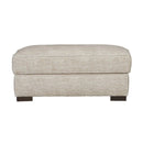 ARDENFOLD Ottoman, Beige & Gray