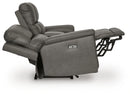 Bleckley Power Reclining Loveseat with Console