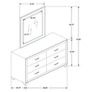 Melody Dresser with Mirror