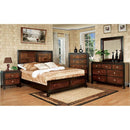 Patra Acacia/Walnut Queen Bed