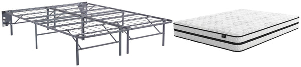 Chime 10 Inch Hybrid 2-Piece Mattress Set with Better Than A Boxspring