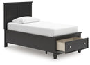 Lanolee Panel Storage Bed