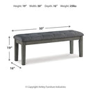 Hallanden 50" Dining Bench