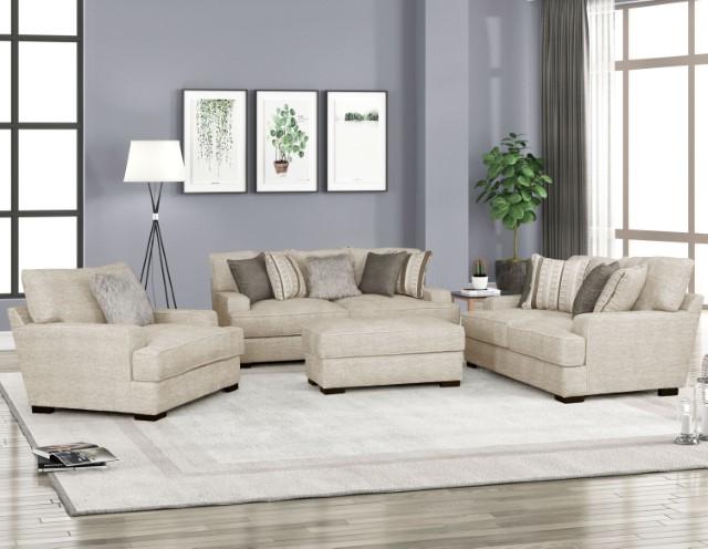 ARDENFOLD Loveseat, Beige & Gray