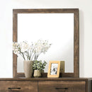 DUCKWORTH Mirror, Light Walnut