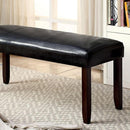 EMMONS I Dark Cherry/Espresso Bench