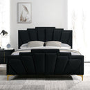 Florizel Bed Black & Red