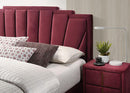 Florizel Bed Black & Red