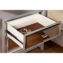 Golva E.King & Queen Bed White & Silver