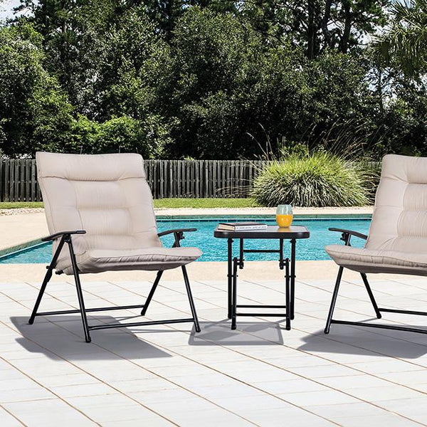 Bastia 3 Pc. Beige Conversation Set