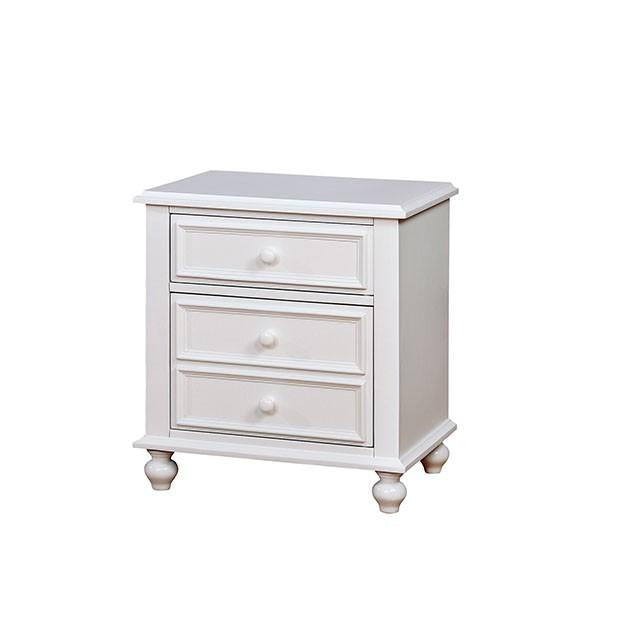 OLIVIA White Night Stand