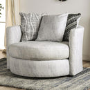 EIMEAR Swivel Chair, Off-white/Black