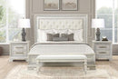 Stella Mia Bed White & White