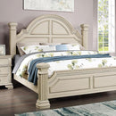 Pamphilos 4 & 5 Piece Queen Bedroom Set Gray & White