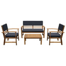 Hana 4 Pc. Patio Set Blue