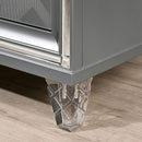 Emmeline Bed Silver & White