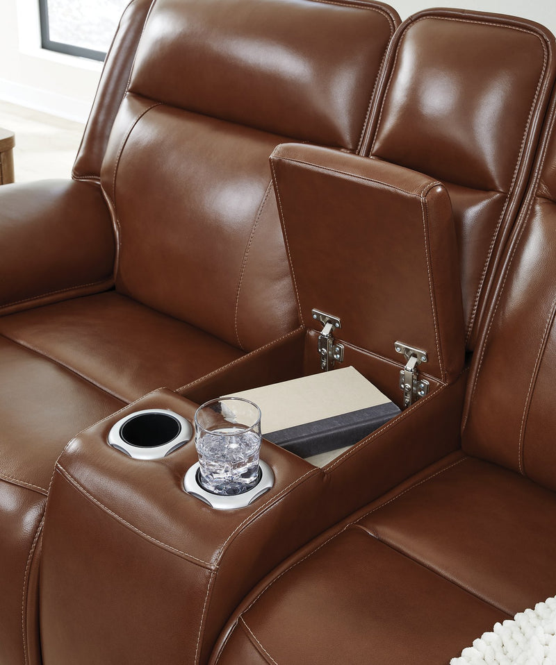 Healy Pier Power Reclining Loveseat with Console