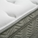 AFTON White/Gray 12" Euro Box Pocket Coil, Cal.King, E king, Full, & Queen