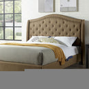 Carly Cal.King, E.King, Full, & Queen Bed Grey & Brown