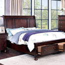 Wells Queen Bed Chrome