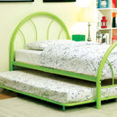 Rainbow Full Bed Black, White, Silver, Black, & Green