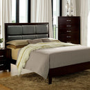 JANINE Espresso Cal.King & E.King Bed