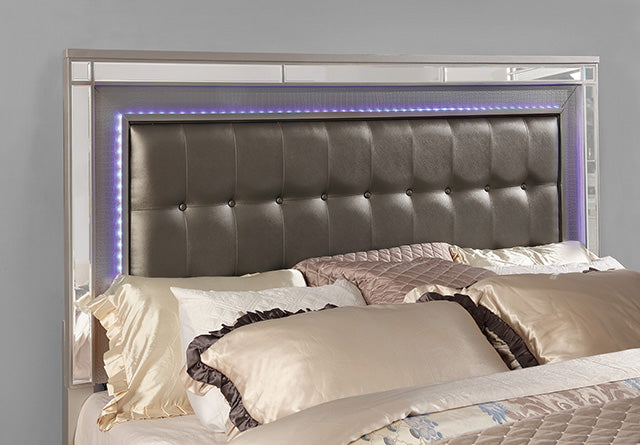 Brachium Silver Queen Bed