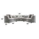 Sectional Sofa w/9 Pillows