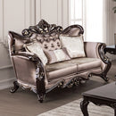 Albacete Loveseat Campage & Walnut