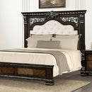 Promenade Bed Dark Brown & White