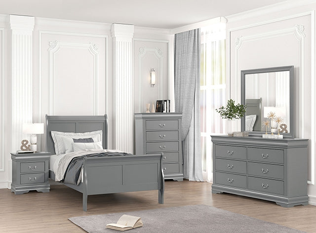 Louis Philippe Twin Bed